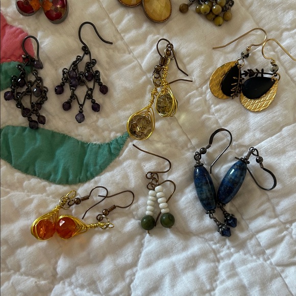 Elegant Mixed Color Earrings Set. A steal at this price for bundle. - Picture 3 of 3